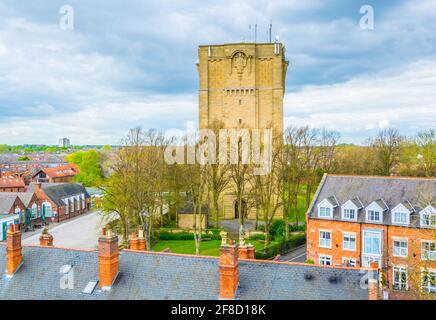 Westgate Wasserturm in Lincoln, England Stockfoto