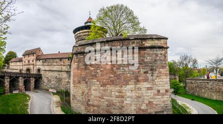 Neutorturm in Nürnberg, Deutschland Stockfoto