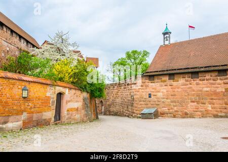 Blick auf den Kaiserberg in Nürnberg Stockfoto