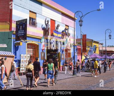 Caminito de Exposiciones (Ausstellungszentrum), Caminito, La Boca, Buenos Aires, Argentinien Stockfoto