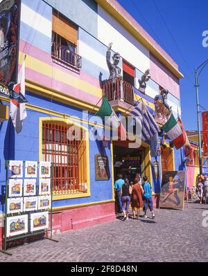 Caminito de Exposiciones (Ausstellungszentrum), Caminito, La Boca, Buenos Aires, Argentinien Stockfoto