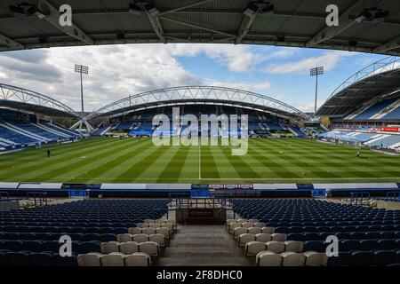 Huddersfield, Großbritannien. März 2021. Allgemeine Ansicht, John Smith Stadion, Huddersfield in Huddersfield, Großbritannien am 3/23/2021. (Foto von Dean Williams/News Images/Sipa USA) Quelle: SIPA USA/Alamy Live News Stockfoto