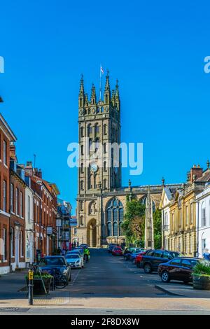 WARWICK, GROSSBRITANNIEN, 8. APRIL 2017: Saint Mary Church in Warwick, England Stockfoto