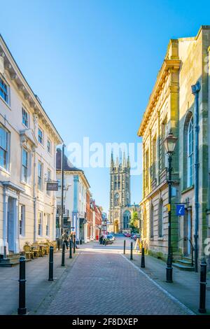 WARWICK, GROSSBRITANNIEN, 8. APRIL 2017: Saint Mary Church in Warwick, England Stockfoto