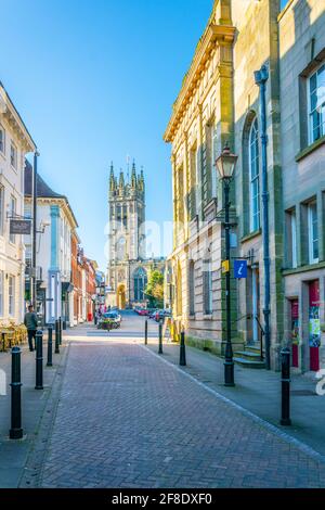 WARWICK, GROSSBRITANNIEN, 8. APRIL 2017: Saint Mary Church in Warwick, England Stockfoto