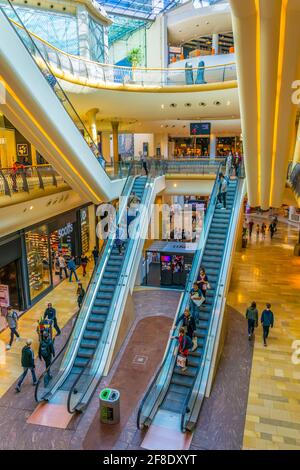 BIRMINGHAM, GROSSBRITANNIEN, 9. APRIL 2017: Innenansicht der Stierkampfarena in Birmingham, England Stockfoto