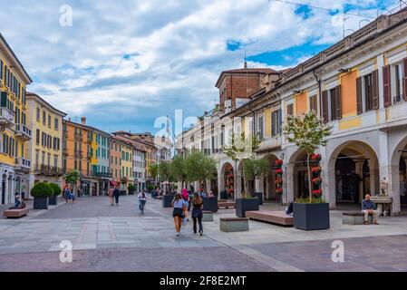 BRESCIA, ITALIEN, 15. JULI 2019: Blick auf den Corso Palestro in Brescia, Italien Stockfoto