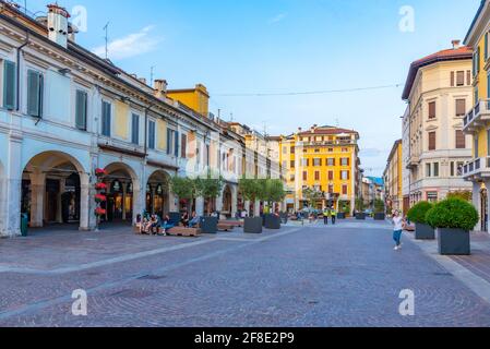 BRESCIA, ITALIEN, 15. JULI 2019: Blick auf den Corso Palestro in Brescia, Italien Stockfoto