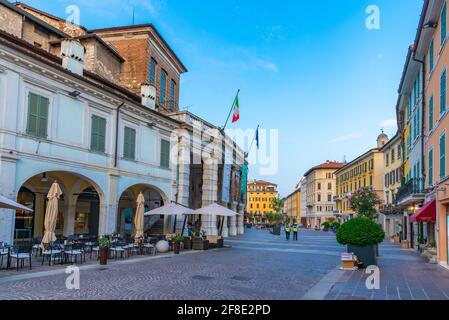 BRESCIA, ITALIEN, 15. JULI 2019: Blick auf den Corso Palestro in Brescia, Italien Stockfoto