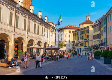 BRESCIA, ITALIEN, 15. JULI 2019: Blick auf den Corso Palestro in Brescia, Italien Stockfoto