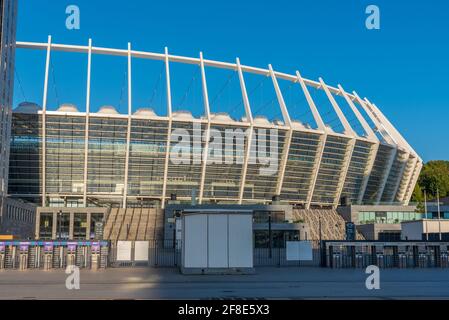 KIEW, UKRAINE, 29. AUGUST 2019: Olympiastadion im Zentrum von Kiew, Ukraine Stockfoto