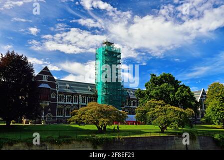 Die Universität von Otago (Māori: TE Whare Wānanga o Otāgo) ist eine öffentliche Universität mit Sitz in Dunedin, Otago, Neuseeland, die @Dunedin, Ne, übernommen wurde Stockfoto