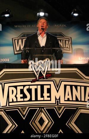 Vince McMahon 2004 Foto von John Barrett/PHOTOlink Stockfoto