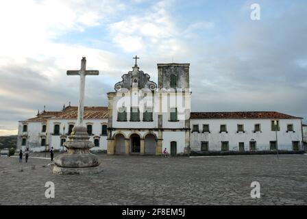 São Cristovão, Aracaju, Brasilien, 22. Juli 2015. Kirche und Kloster von San Francisco, in der Gemeinde São Cristovão in der Stadt Aracaj Stockfoto