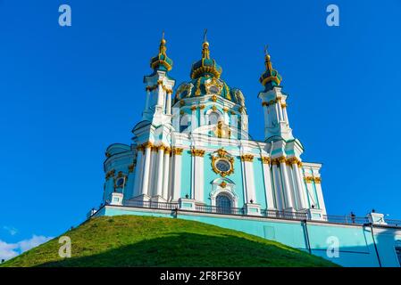 St. Andreaskirche in Kiew, Ukraine Stockfoto
