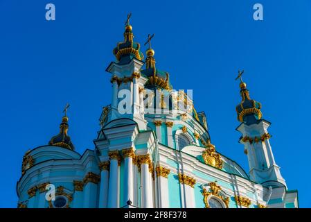 St. Andreaskirche in Kiew, Ukraine Stockfoto