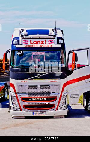 vorchdorf, österreich, 02. juli 2016, volvo fh von lanz bei einer LKW-Veranstaltung Stockfoto