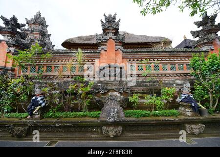 Der Tempel in Ubud, Bali, Indonesien. Stockfoto