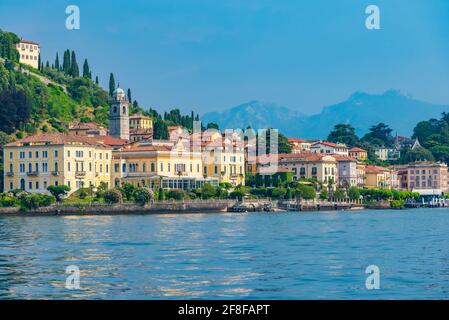 Bellagio Stadt und Comer See in Italien Stockfoto