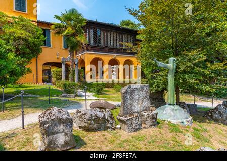 Vittoriale degli italiani Palast in Gardone Riviera in Italien Stockfoto