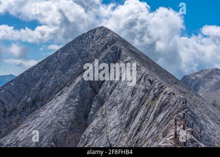 Der Vihren Gipfel im Pirin Nationalpark ist der zweithöchste Gipfel In Bulgarien Stockfoto