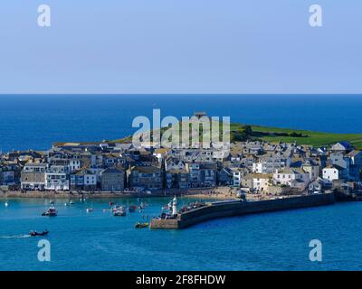 St.Ives Hafen Stockfoto