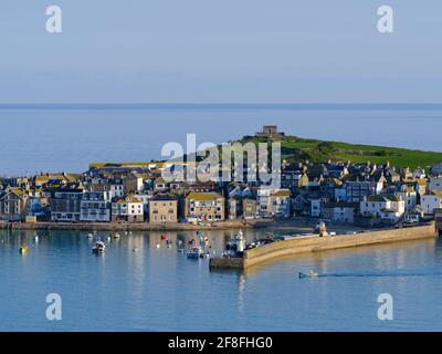 St.Ives Hafen Stockfoto