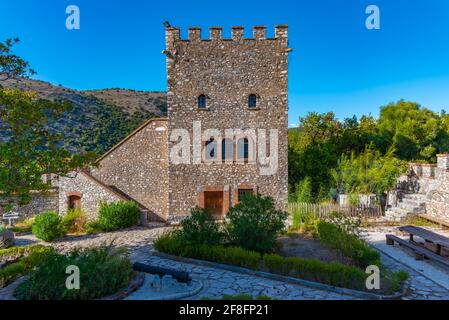 Venezianische Burg im Butrint Nationalpark in Albanien Stockfoto