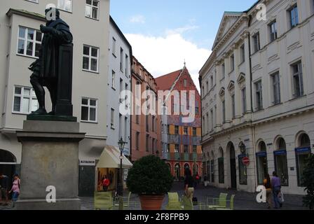 Straßenszene, München, Deutschland Stockfoto