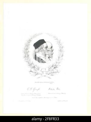 Gauss, Karl Friedrich . Stockfoto