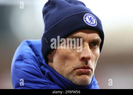 Aktenfoto vom 20-02-2021 des Chelsea-Managers Thomas Tuchel. Ausgabedatum: Mittwoch, 14. April 2021. Stockfoto