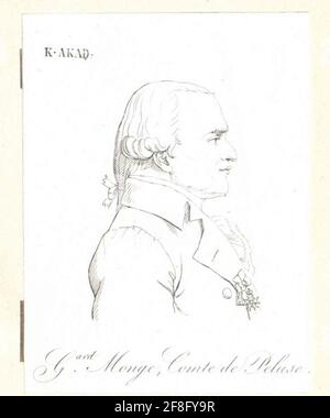Monge, comte Peluses, gaspard. Stockfoto