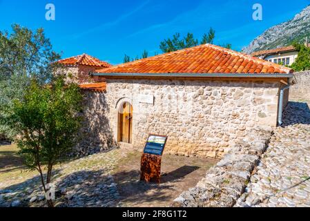Türkisches Hammam auf der Burg Kruja in Albanien Stockfoto
