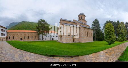 Visoki Decani Kloster im Kosovo Stockfoto