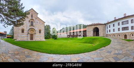 Visoki Decani Kloster im Kosovo Stockfoto