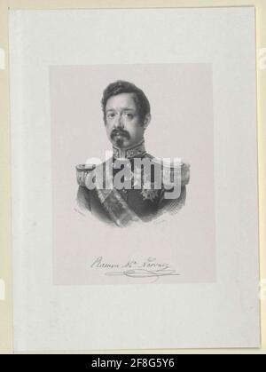 Narváez, Ramón María Duque de Valencia. Stockfoto