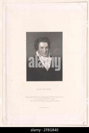 Beethoven, Ludwig van Eraser: Adlard, Henryverlag: Longmans, Green and Co. Datierung: 1828 / 1869Datum: London Stockfoto