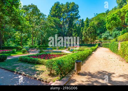 Parc del Laberint d'Horta in Barcelona, Spanien Stockfoto