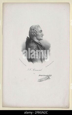 Marmonttel, Jean-François. Stockfoto