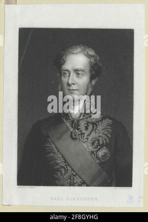 Villiers, 4. Earl of Clarendon, George William Frederick . Stockfoto