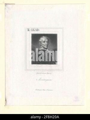 Montesquieu, Charles Baron der gezüchteten und. Stockfoto