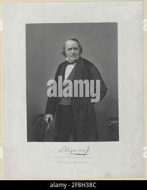 Agassiz, Louis . Stockfoto