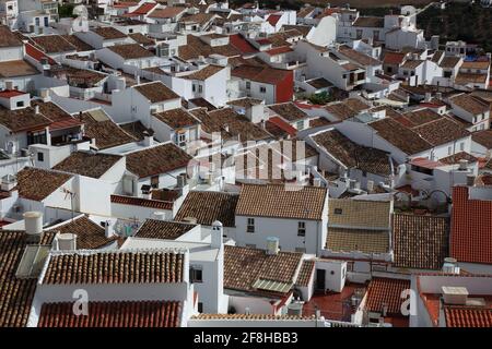 Spanien, Andalusien, Gemeinde Olvera in der Provinz Cadaze, gelegen an der Ruta de los Pueblos Blancos, Straße zu den Weißen Städten Andalusiens, o Stockfoto