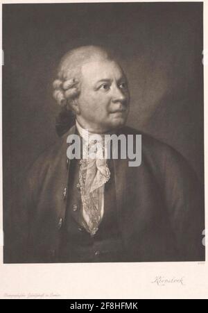 Klopstock, Friedrich Gottlieb . Stockfoto