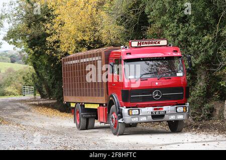 1976 Mercedes Viehwagen 1632 Modell Stockfoto