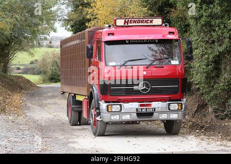 1976 Mercedes Viehwagen 1632 Modell Stockfoto