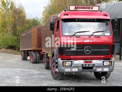 1976 Mercedes Viehwagen 1632 Modell Stockfoto