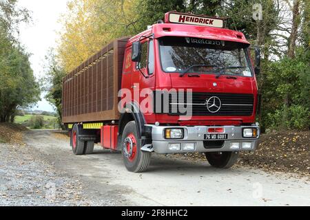 1976 Mercedes Viehwagen 1632 Modell Stockfoto