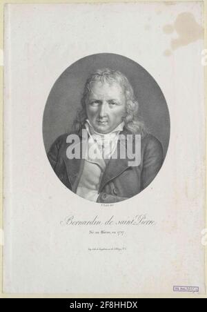 Saint-Pierre, Jacques Henri Bernardin de. Stockfoto