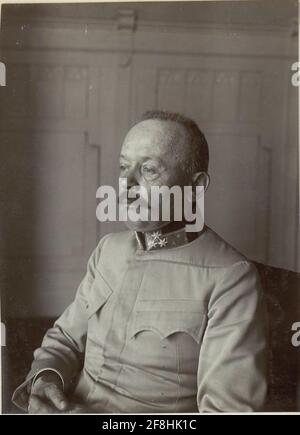 Feldmarschall Svetozar Boroevic von Bojna, General der Infanterie, Kommandeur der 5. Armee, Halbbild des Oberkörpers, der im Frühjahr 1916 in Postojna (Adelsberg) Slowenien angeschossen wurde Stockfoto